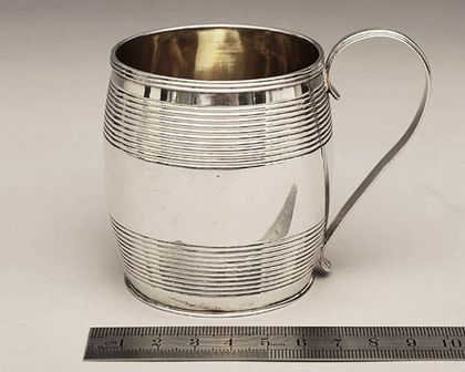 Georgian Silver Christening Mug